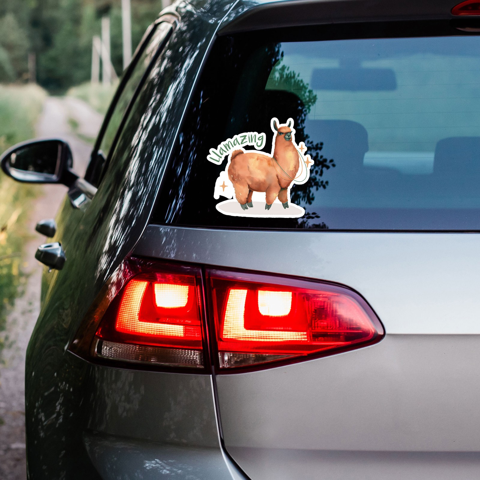 Llamazing Llama – Vinyl Decal Sticker – Car Window Laptop – ebn9143
