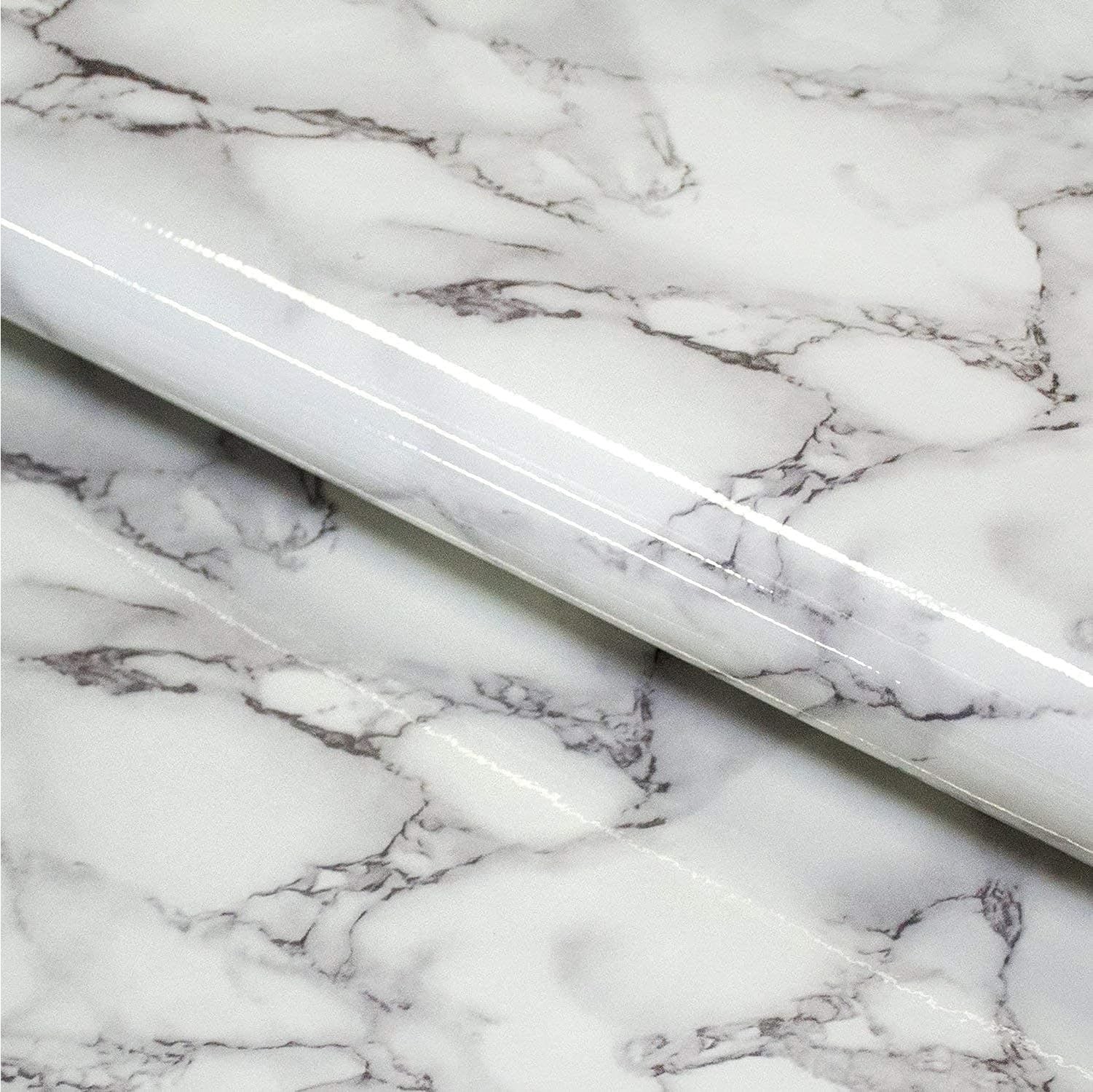 Craftopia Self Adhesive Vinyl Marble Countertop Peel and Stick Waterproof | D…