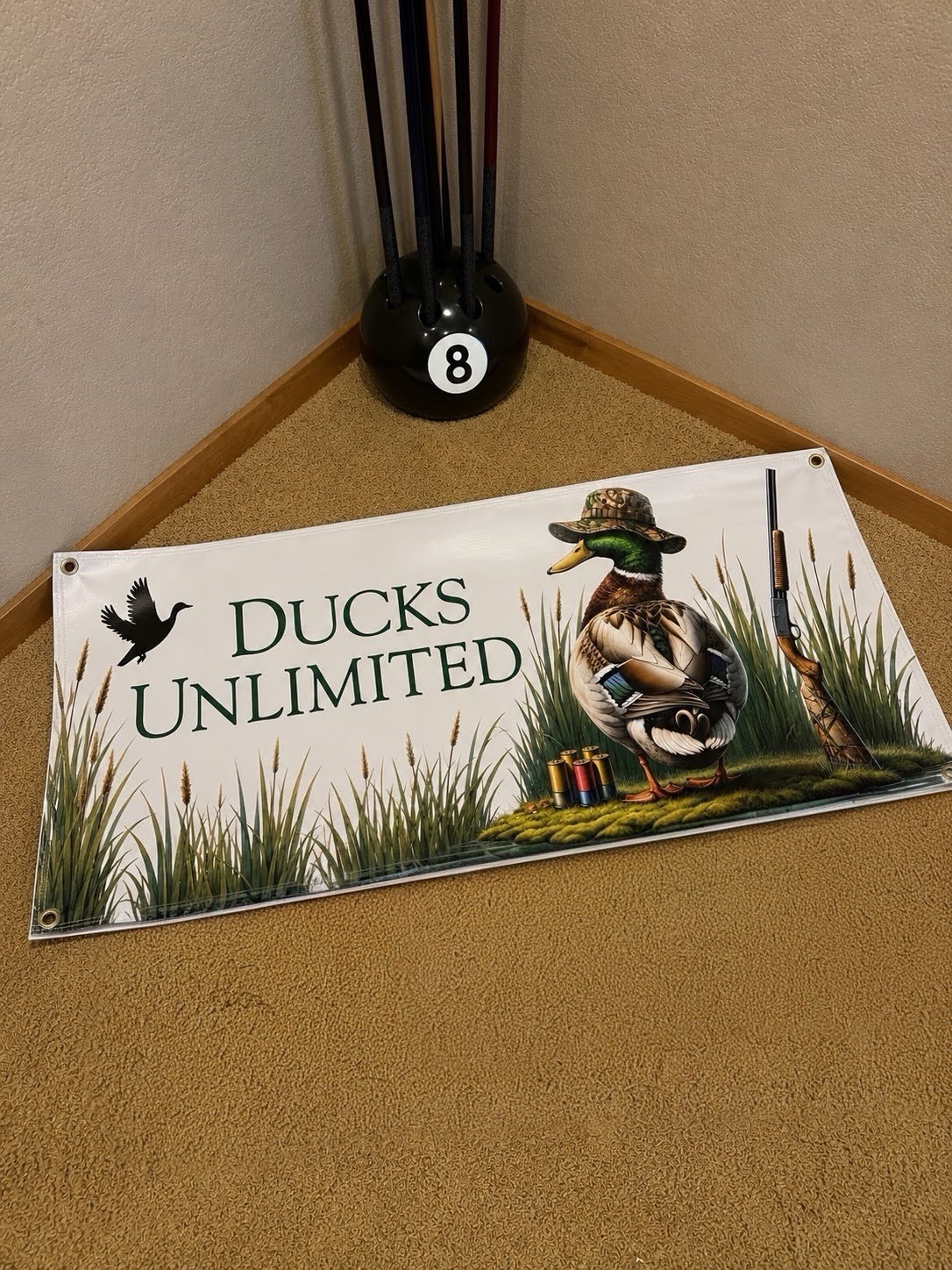 Ducks Unlimited Mallard Duck – Vinyl Banner Shop Mancave Hunting