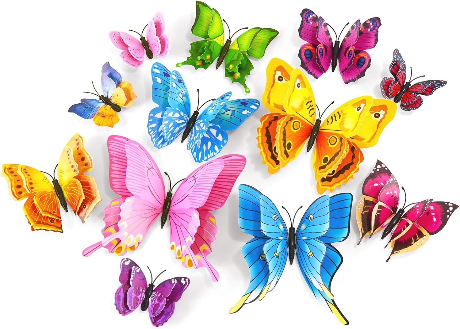 Contemporary Butterfly Refrigerator Stickers