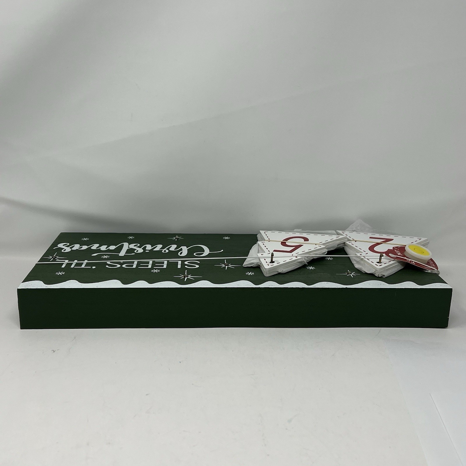 Aldi Huntington Home Sleeps Til Christmas Advent Calendar Sign Battery Operated