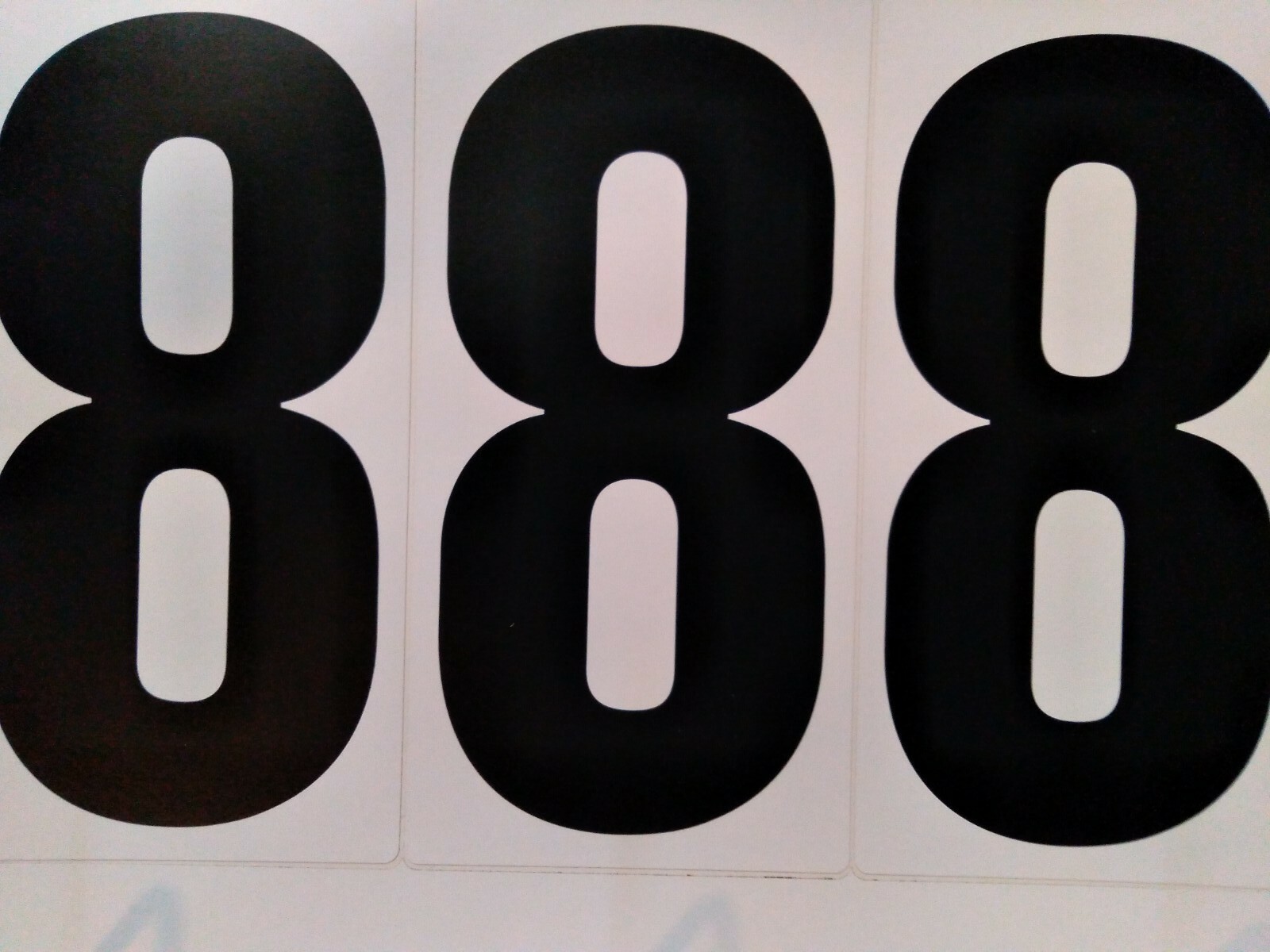 5" Set of Digits Numeral Mailbox Home Locker House Numbers Vinyl Stickers Decals
