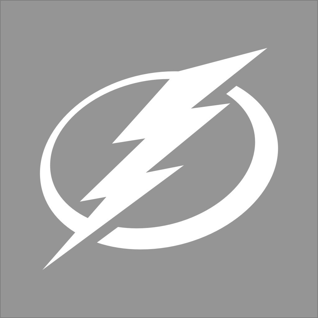 Tampa Bay Lightning NHL Team Logo 1 Color Vinyl Decal Sticker Car Window Wall