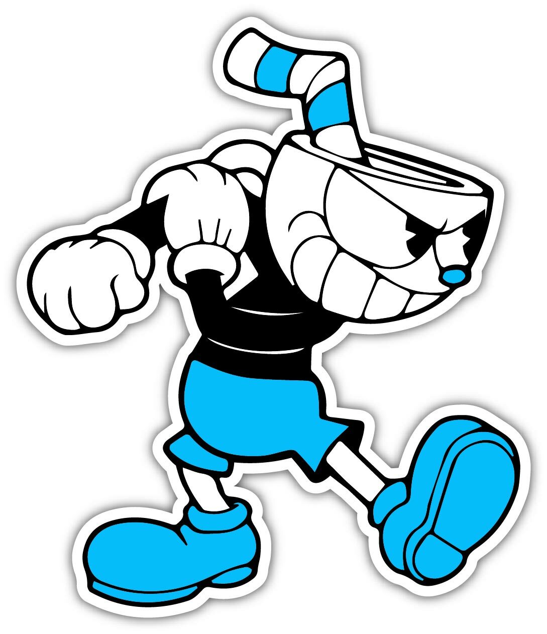 CupHead Cartoon Vinyl Sticker Car Laptop Phone Wall art
