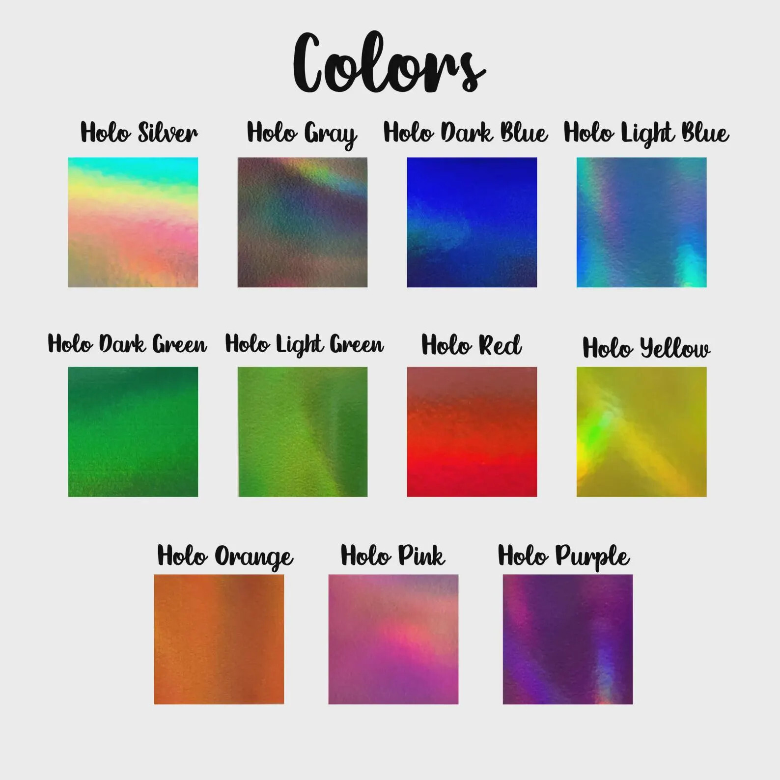 Custom Name Holographic Sticker Sheets – 56 Personalized Labels Per Sheet