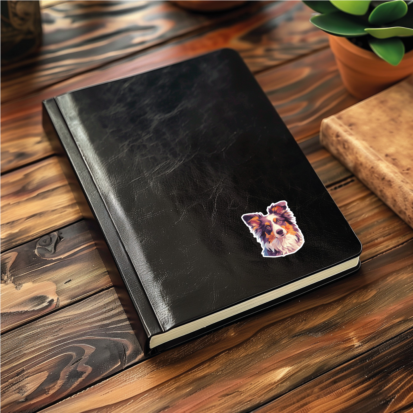 Laminated decal/sticker–UV/Water resistant for in/outdoor use – Dog
