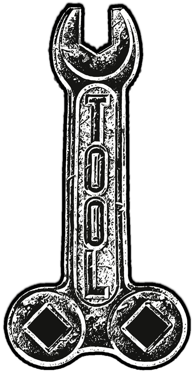 Tool sticker logo wrench weatherproof bumper vinyl decal