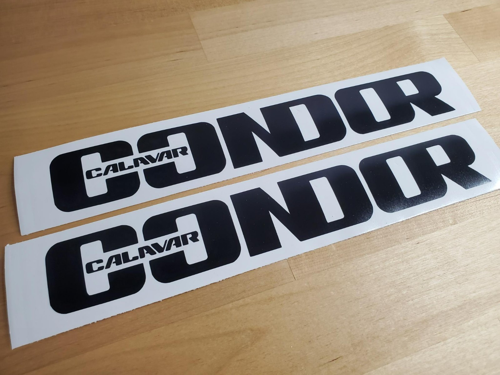 condor calavar lift Decals Stickers Gloss black 36×5.4" (2) Fast USA