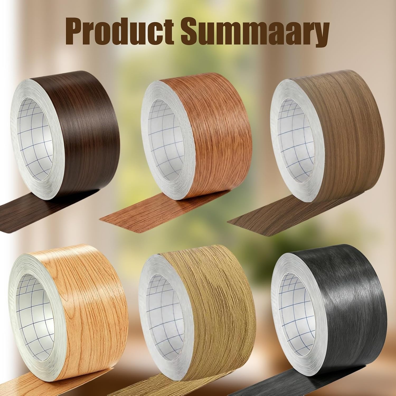 Cherry Wood Grain Repair Tape – Self Adhesive, 2.4"x100ft