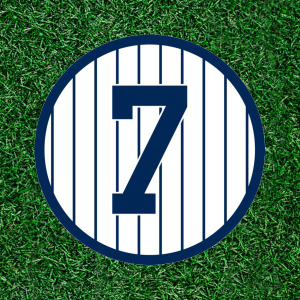 Yankees Mickey Mantle #7 100% waterproof vinyl sticker decal – several sizes