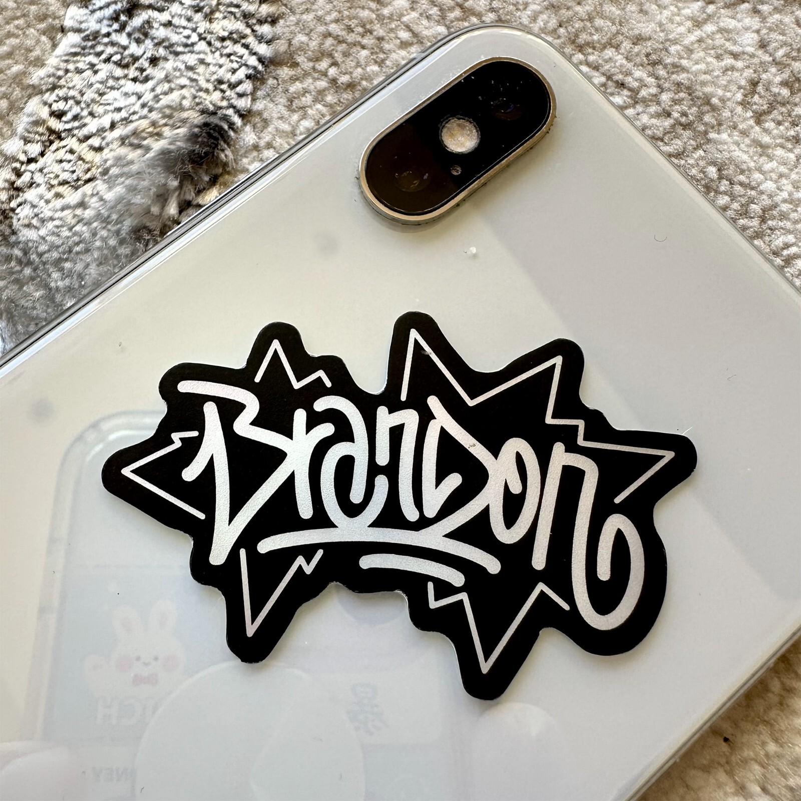 Name Sticker Pack : BRANDON | for school or Office | graffiti | Calligraphy