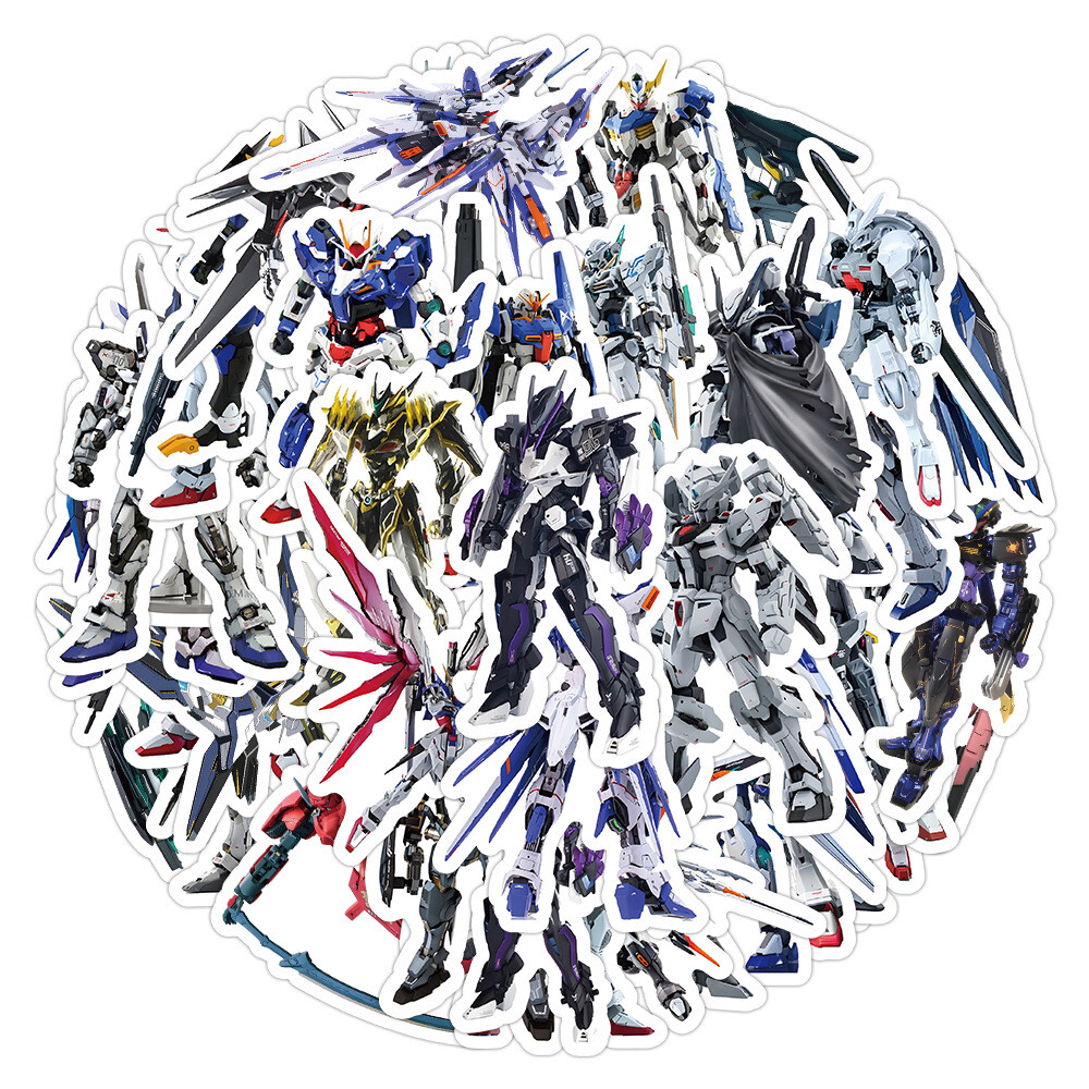 110Pcs Mecha warrior Sticker for Adults Teens Girls Scrapbooking Water Bottles