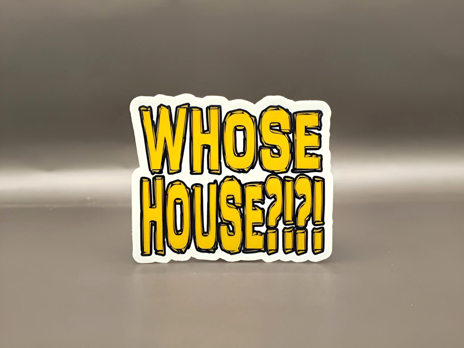 Football Inspired Stickers Sports Whose House Go Rams LA Los Angeles Rams Decals