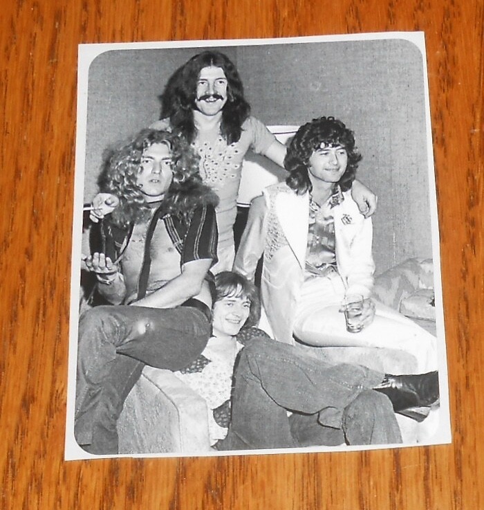 Led Zeppelin Sticker Vintage 3×3.5 RARE Classic B&W