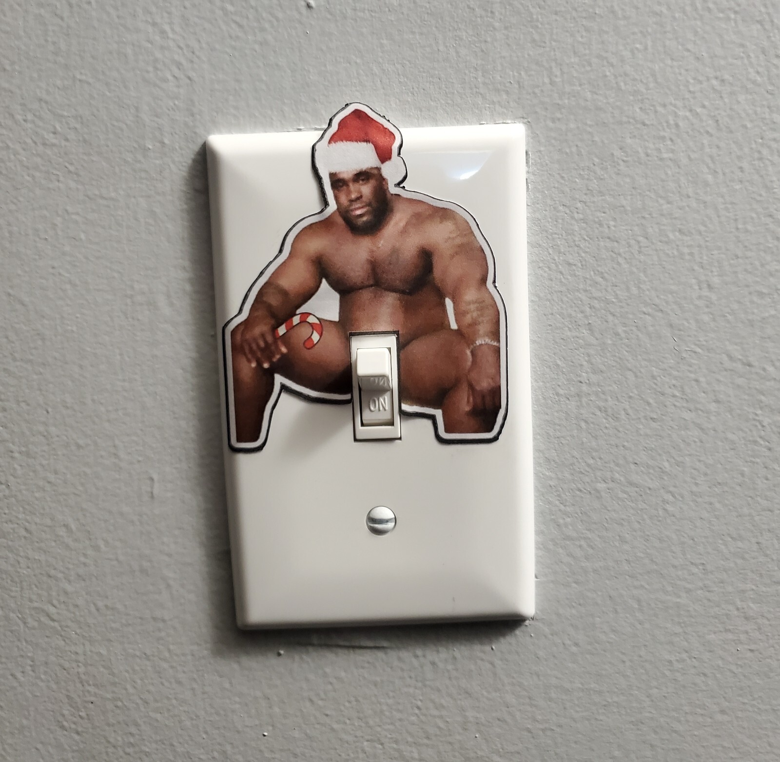 6PCS Barry Wood Meme Christmas Light Switch Sticker Housewarming Gag Gift