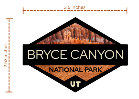 Utah National Parks – The 'Mighty Five' – Vinyl Sticker 5-Pack