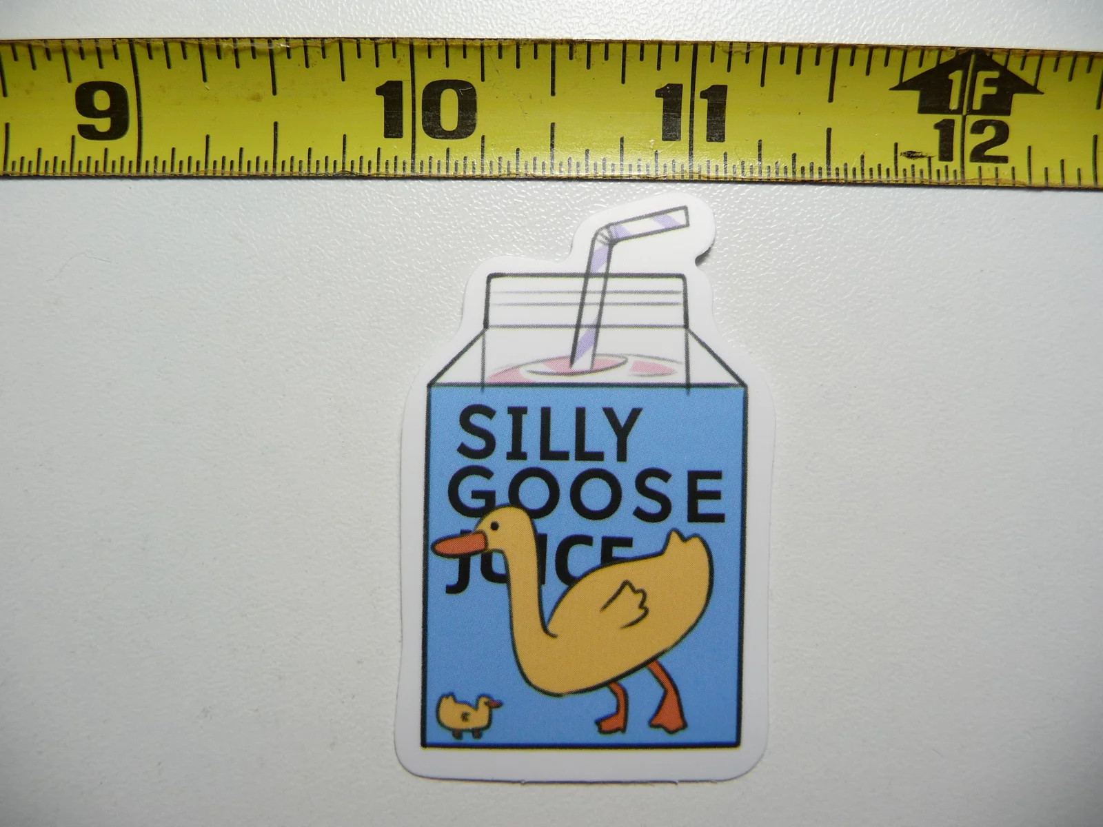 SILLY GOOSE JUICE BOX SMALL STICKER DECAL FUNNY SNARKY SARCASTIC SARCASM