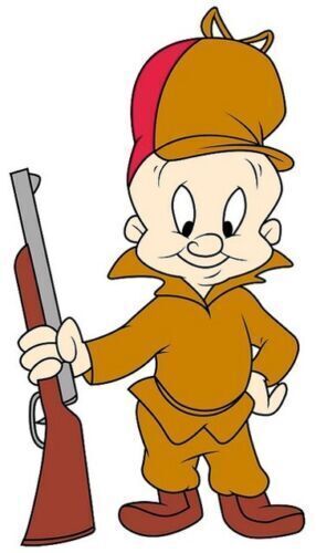 Elmer Fudd Hunter Sticker Decal Car Phone Wall Laptop