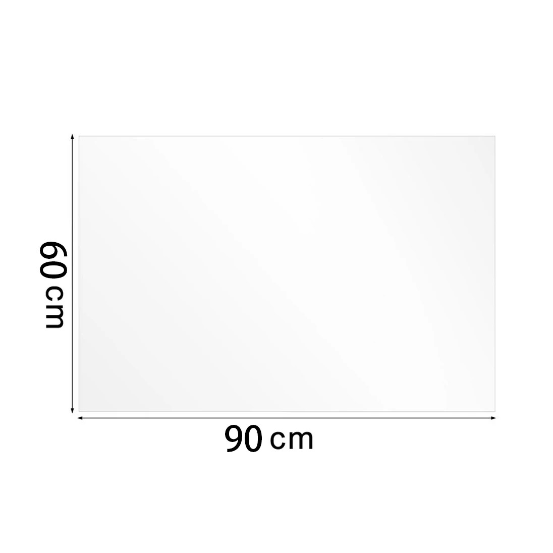 1Pc Kitchen Oil Proof Wall Sticker 90X60Cm Heat-Resistant Wallpaper Clear Self A