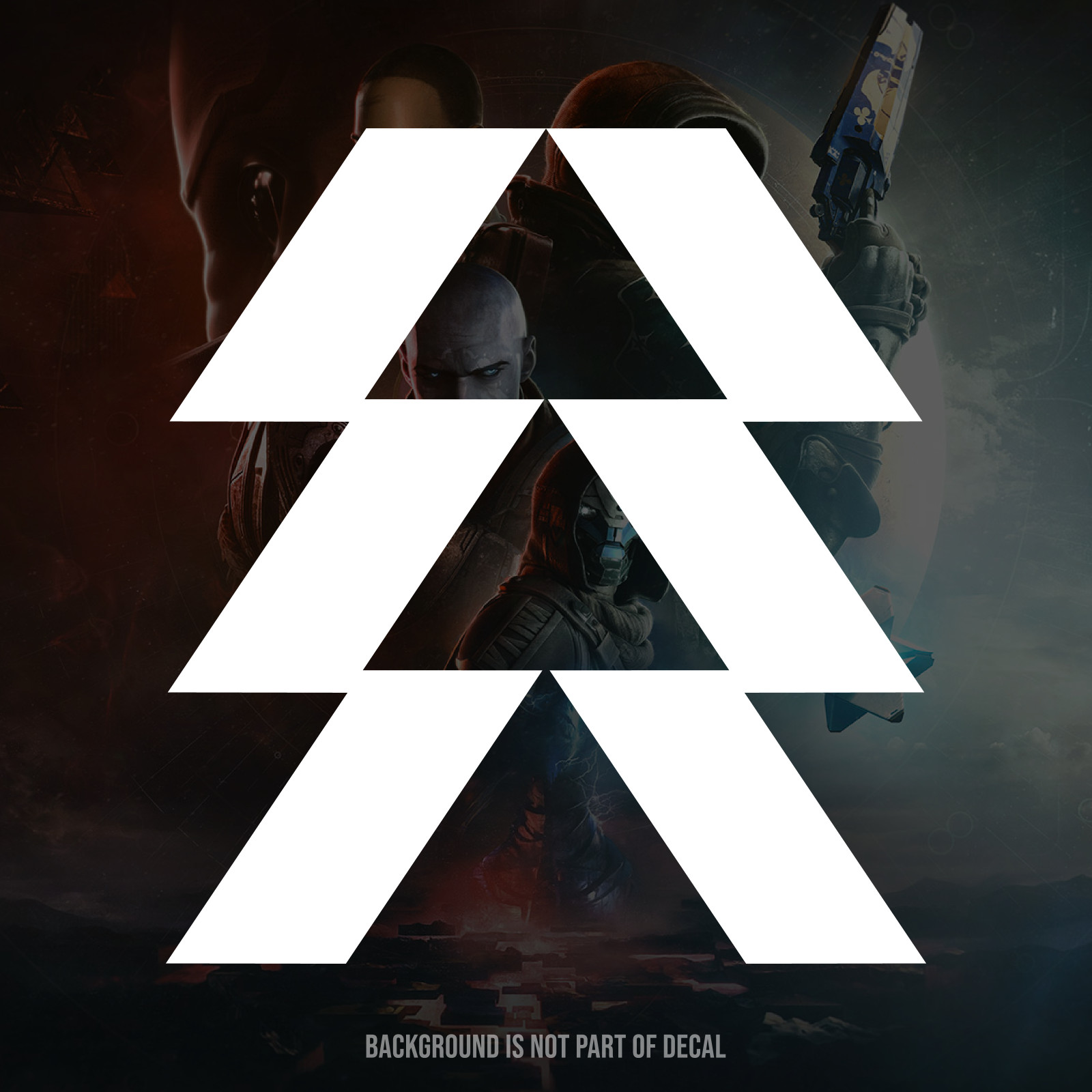 Destiny 2 Hunter Vinyl Decal Sticker