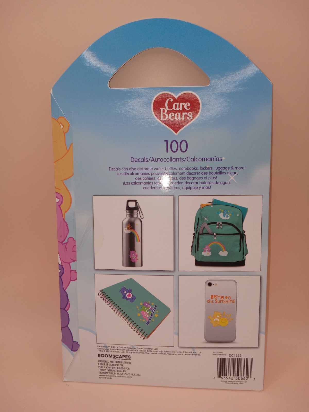 CARE BEARS Decal Lot 🌞 Cheer Bear & Assorted 101 Pieces Total Roomscapes NEW