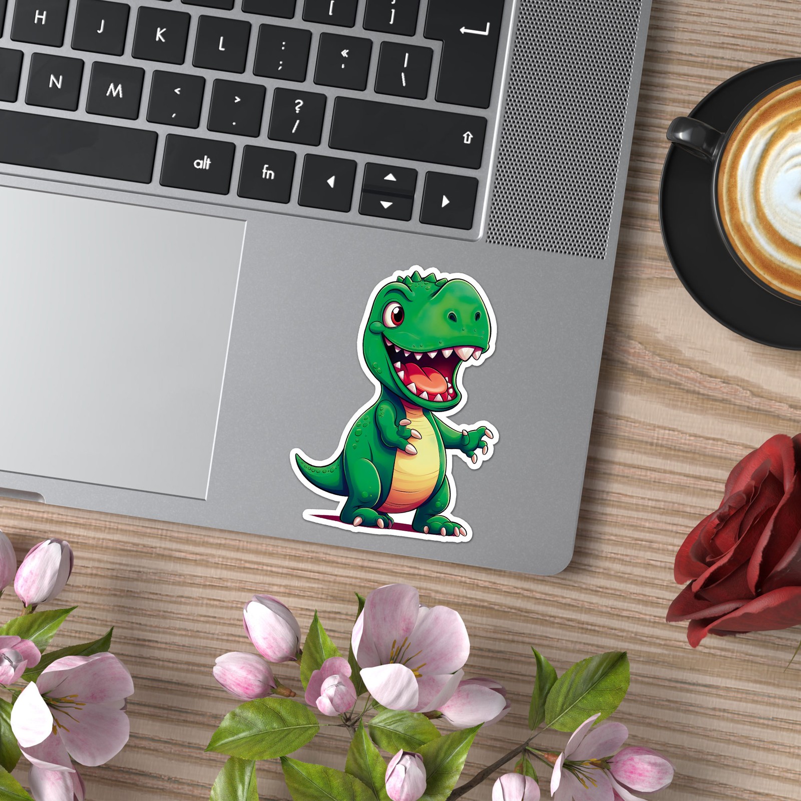 Baby Dinosaur T-Rex – Vinyl Decal Sticker – Car Window Laptop – ebn9911