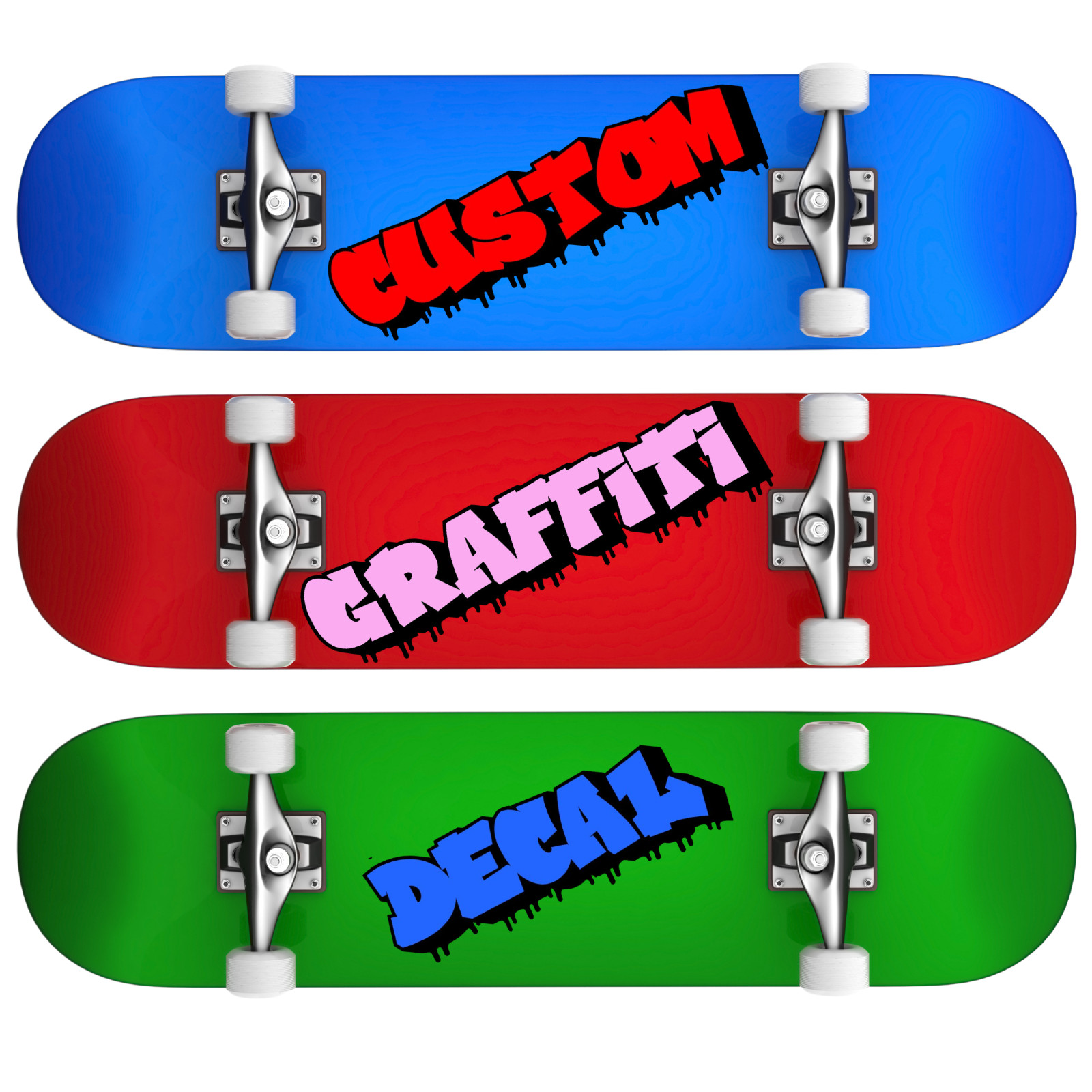Custom Graffiti Vinyl Decal Hip Hop 3D Drip Font Name Sticker Tumbler Car Window