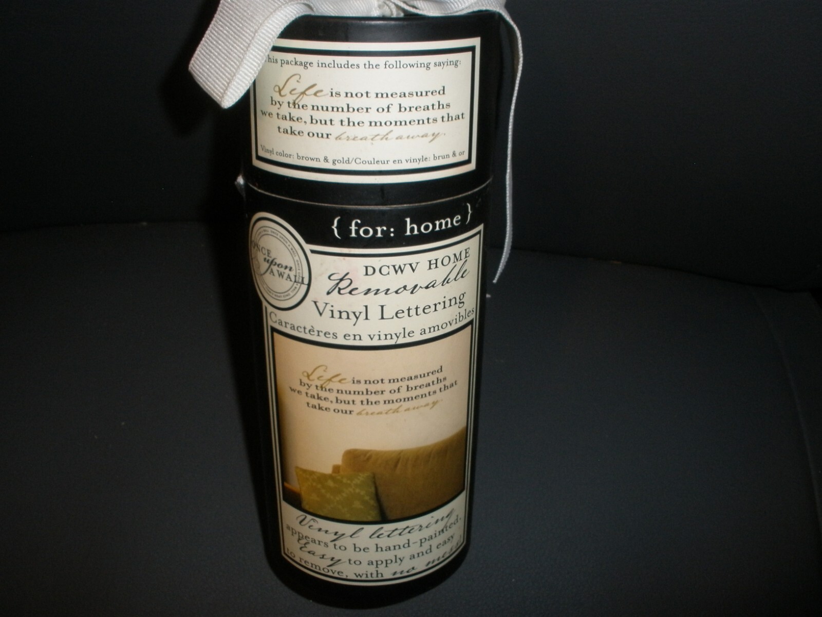 Once Upon A Wall DCWV Home Removable Vinyl-Life isnot measured by thenumber(SU62