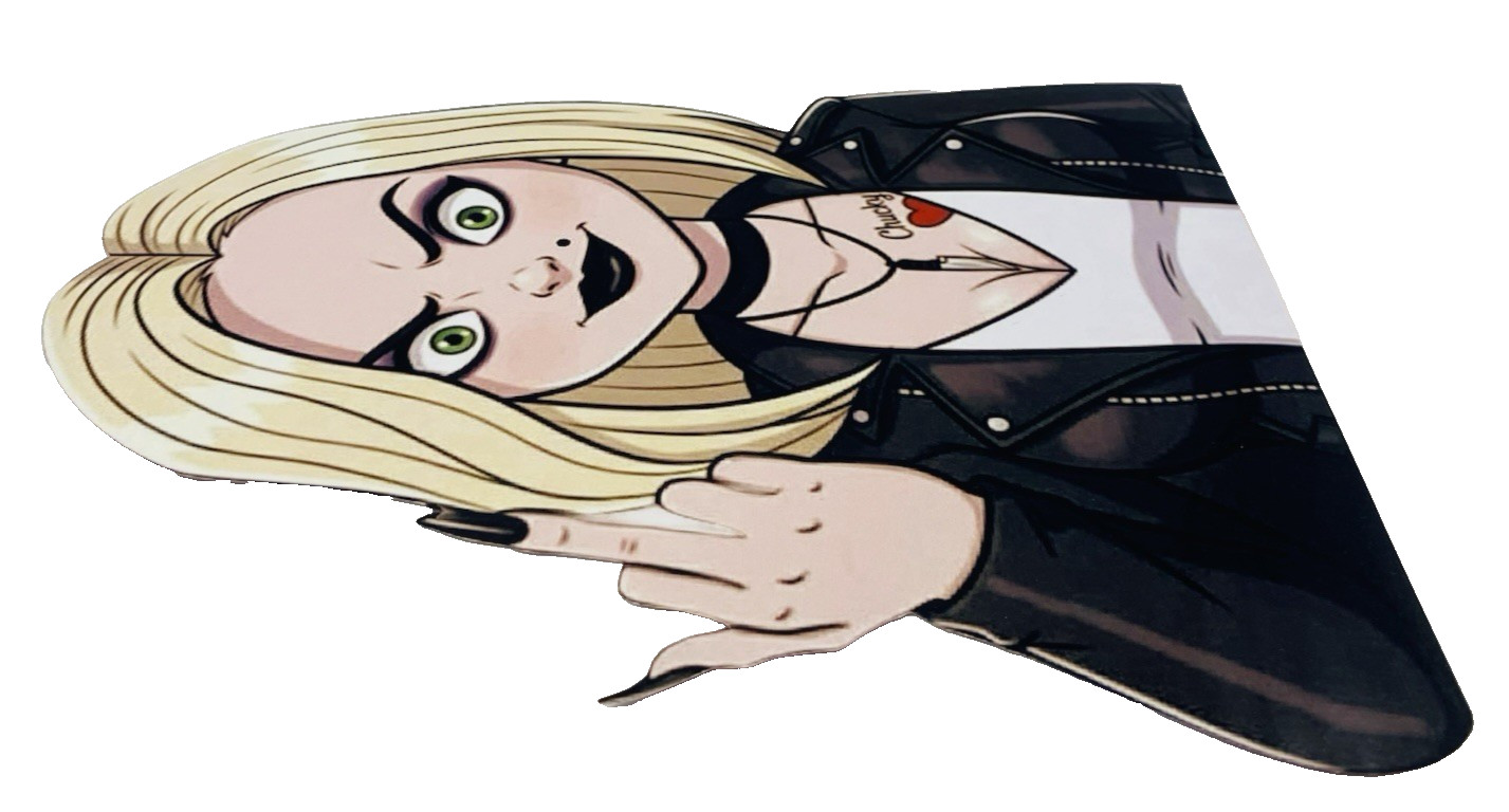 Bride Of Chucky Tiffany Inspired Waterproof Car Decal Vinyl Sticker Horror