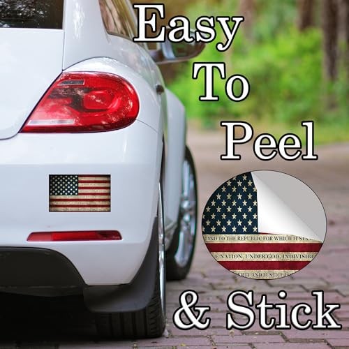Pledge of Allegiance US United States of America USA Flag Car Truck Window De…