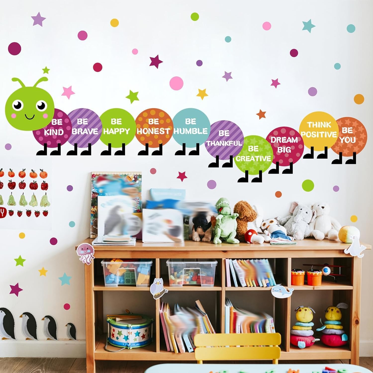 Playroom Wall Decals Inspirational Wall Stickers Colorful Nursery Walls Decal…