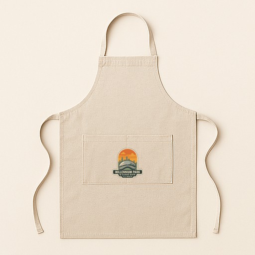 Millennium Park & Cloud Gate Bean Iron On Heat Transfer Vinyl HTV Symbolic