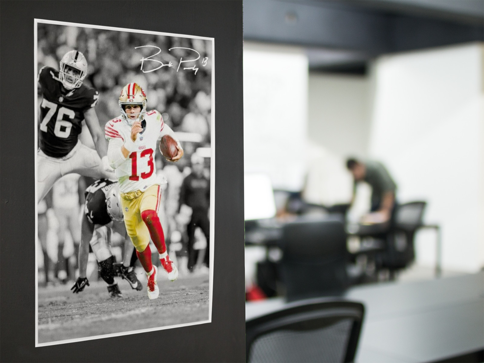 BROCK PURDY Football Wall Vinyl Decal Poster Print Removable Adhesive