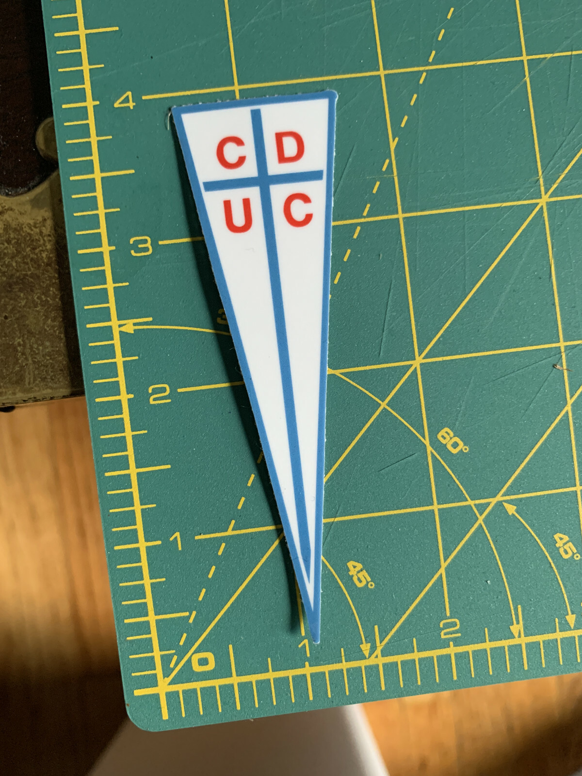 Universidad Catolica UC CDUC futbol football soccer premium sticker 4 in jersey