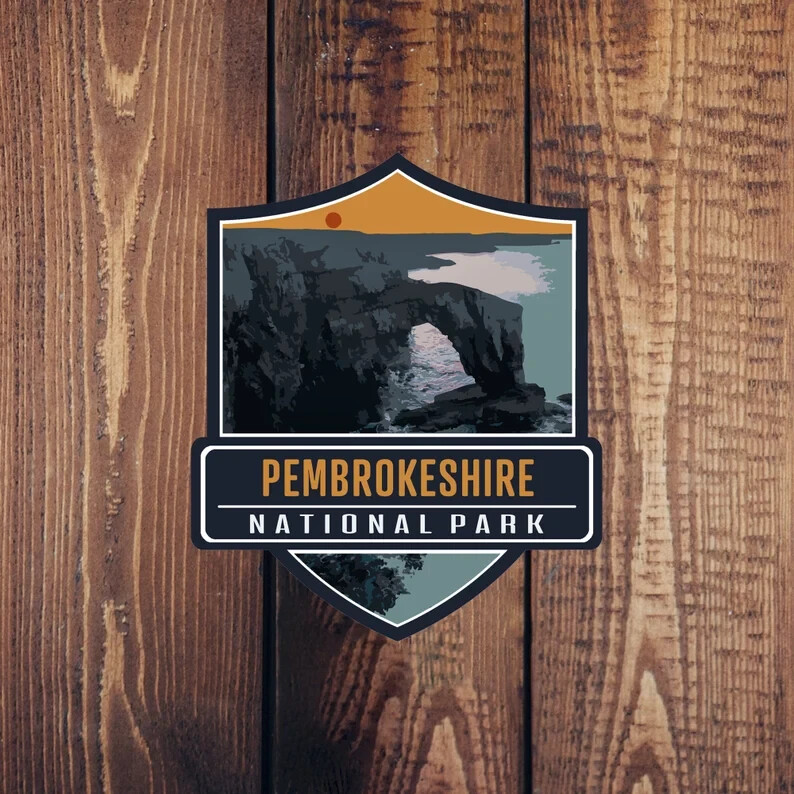Pembrokeshire National Park Sticker – UK Adventure Travel Collection