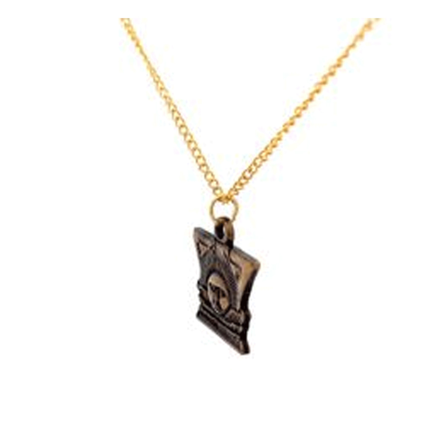 J12 Necklace Nauvoo Temple Sunstone Antique Gold One Moment In Time LDS CTR