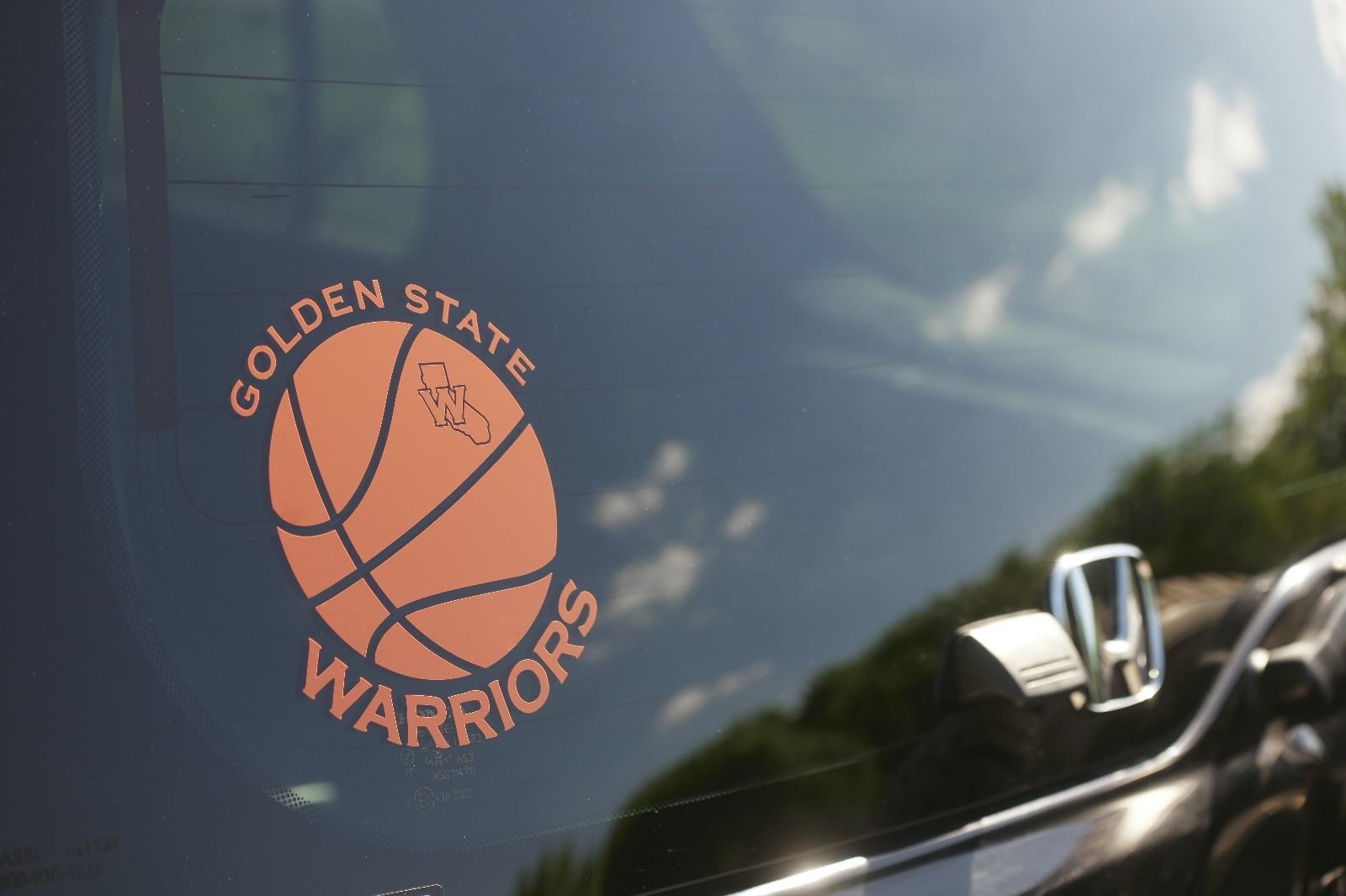 Golden State Basketball Inspired Unique Custom Design Premium Decal Sticker 6×6