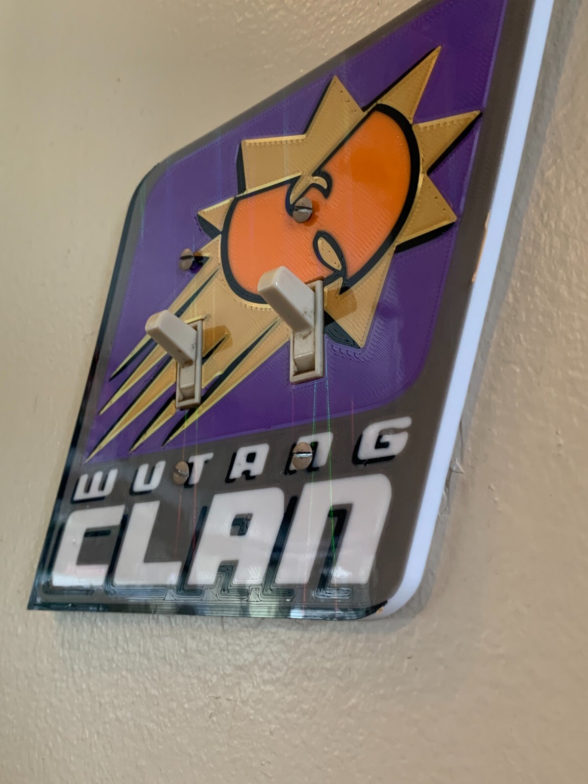 Personalized Wu-tang clan wall plate cover | Wu-tang Home Decor Housewarming Gif