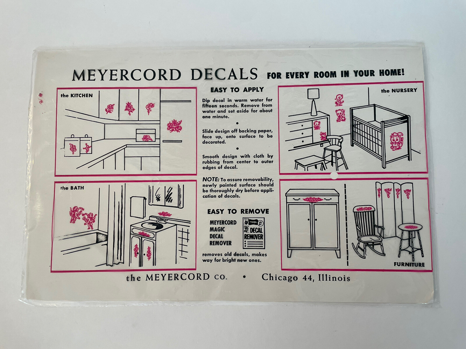 Meyercord Decals Gold Eagle 547-A 13" x 8" NEW FACTORY SEALED