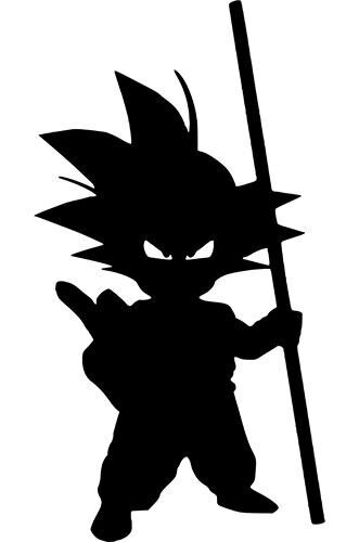 Dragon Ball Young Goku Super Saiyan Vinyl Decal Window Laptop Any Size Any Color