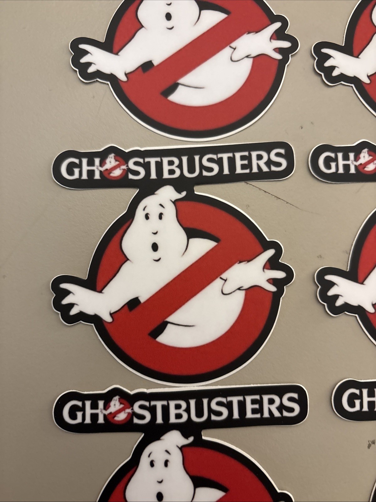 6 Pc GHOSTBUSTERS (Sticker Decal Lot Are Dishwasher Safe) Mugs Laptops Car