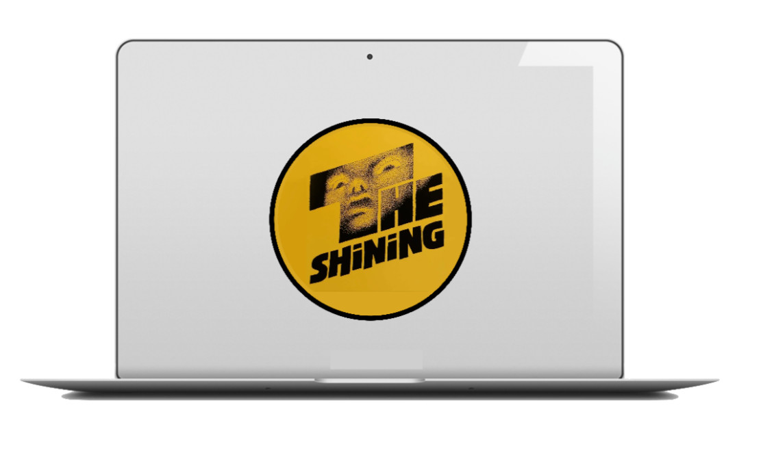 Halloween – (The Shining) 4" Decal Car Window Cooler Laptop Decorations Bags Bar