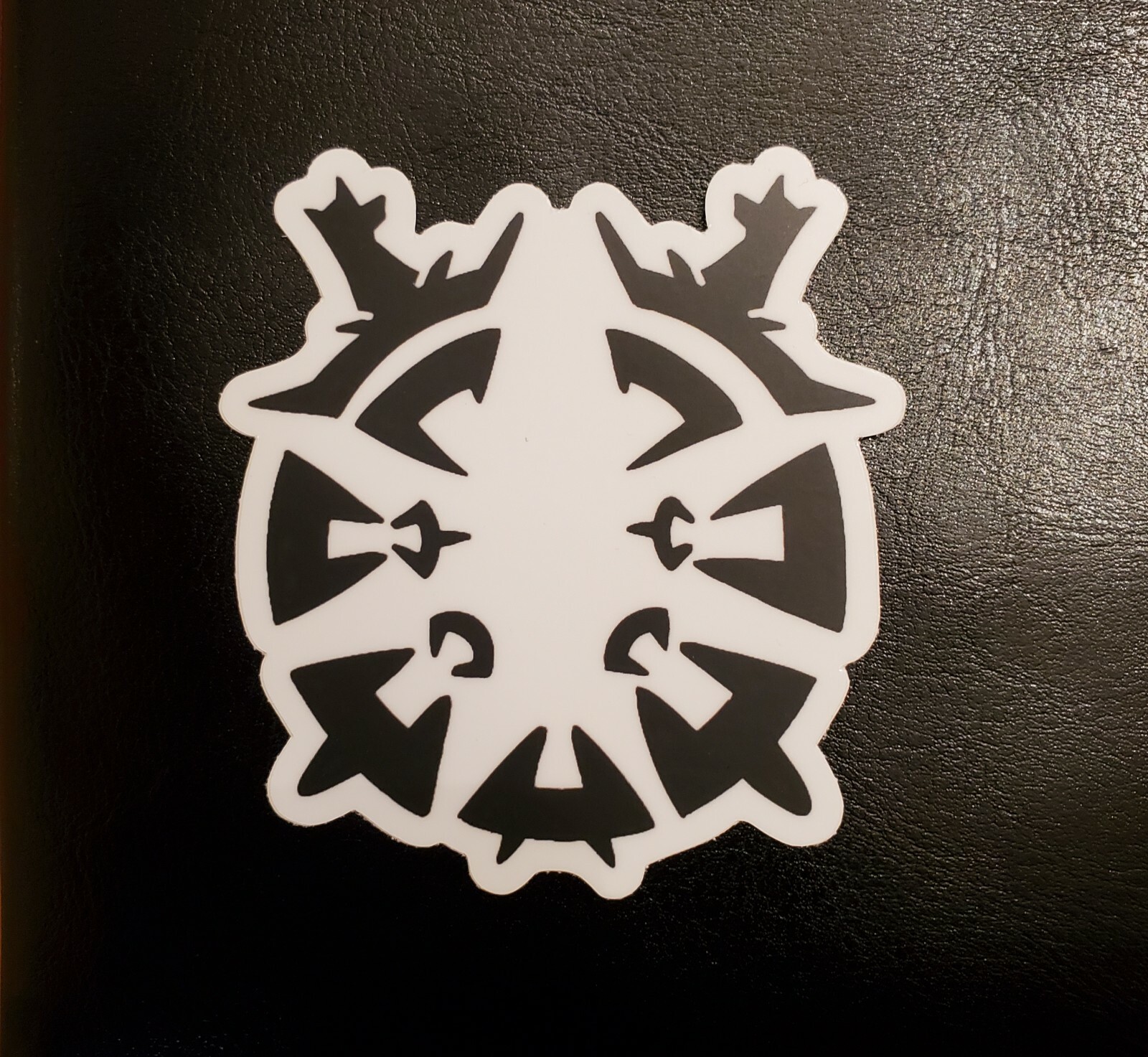 Roundreed Studio Black on White Sticker Duo Set| Matte Waterproof Sticker Duo