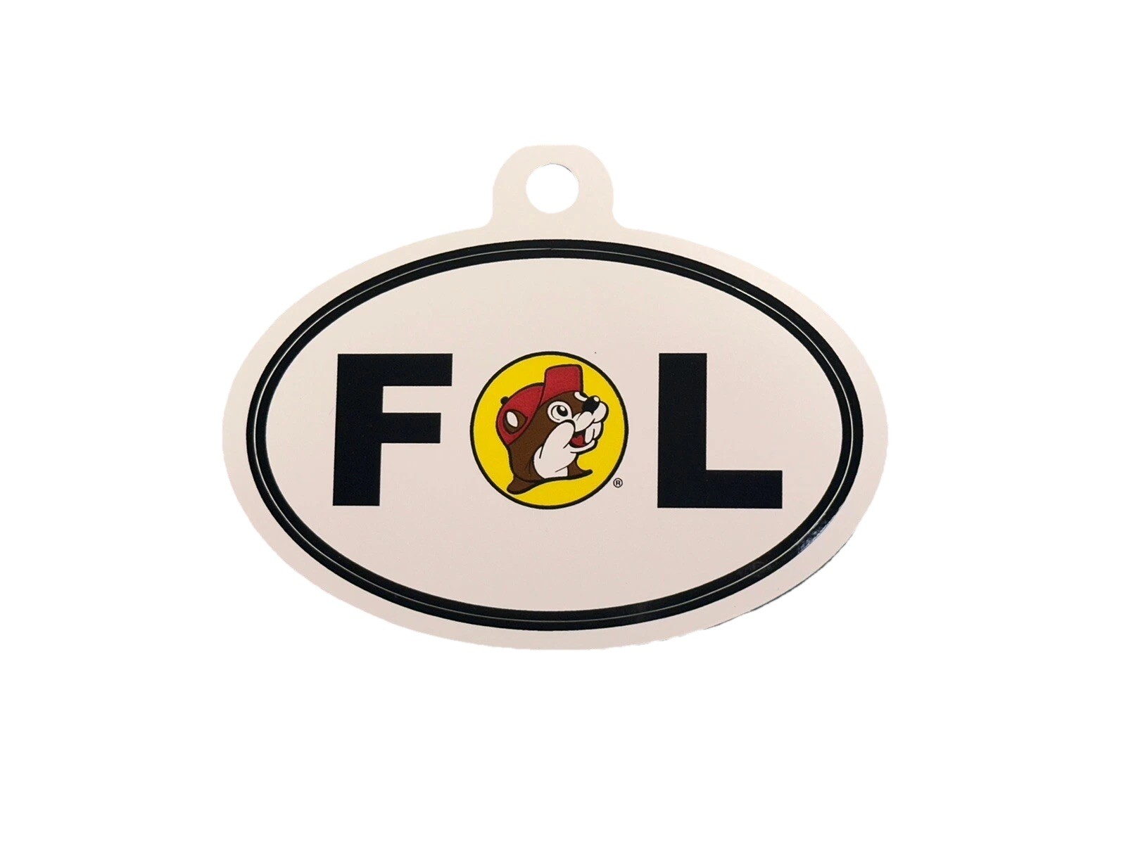 NEW Buc-ee's Beaver Logo Florida 4" Oval Decal Sticker •Free Shipping