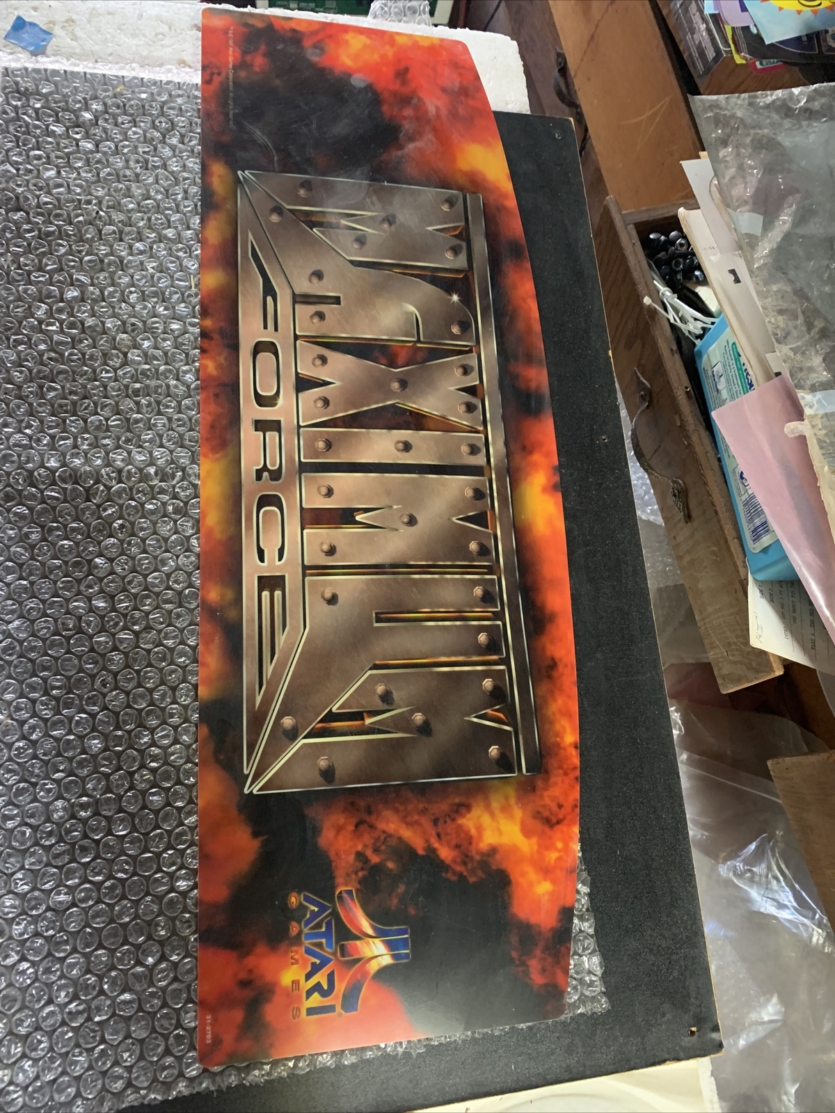Maximum Force Atari Original Marquee Sign Restaurant Bar Wall Hanger If27