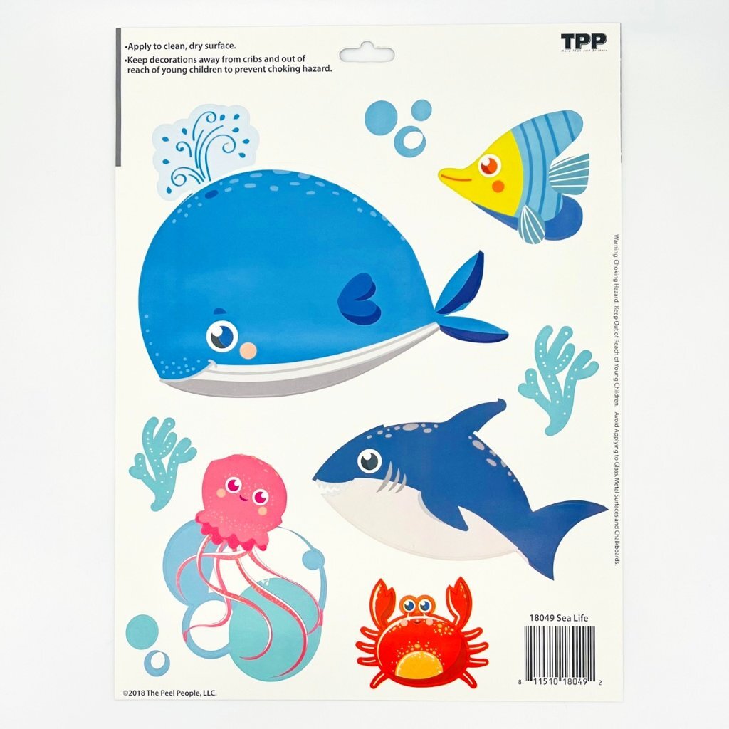 THE PEEL PEOPLE PEEL & STICK WALL DECALS: 6 CHOICES