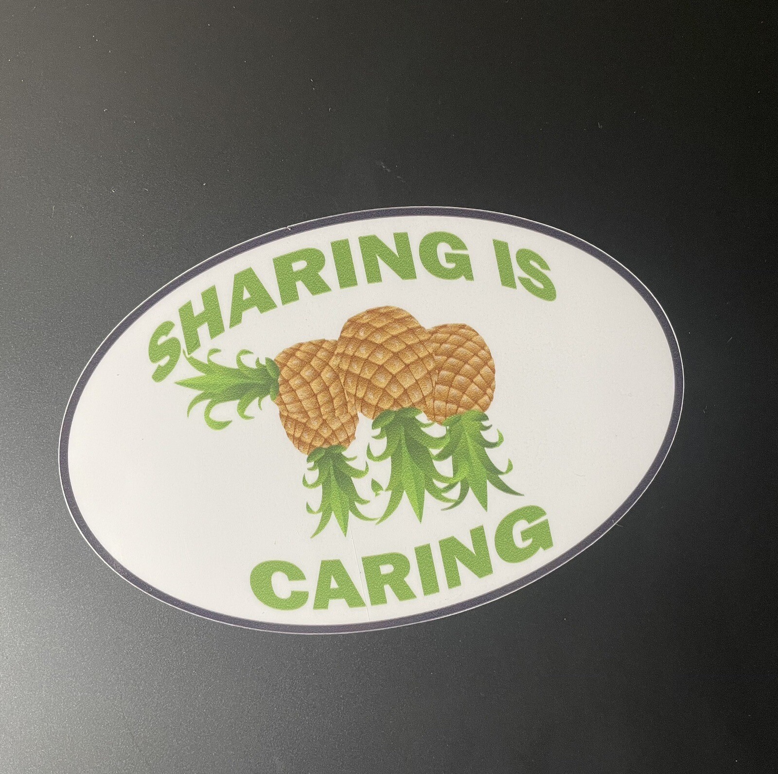 Pineapple Vinyl Sticker Decal Sharing Is Caring Lifestyle Fun Swinger Sex Jdm