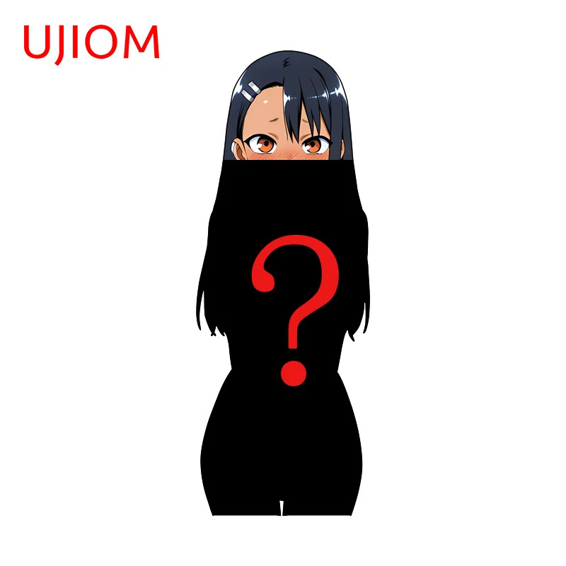 UJIOM Nagatoro San Anime Character Wall Sticker Artistic Standing Posture Decal