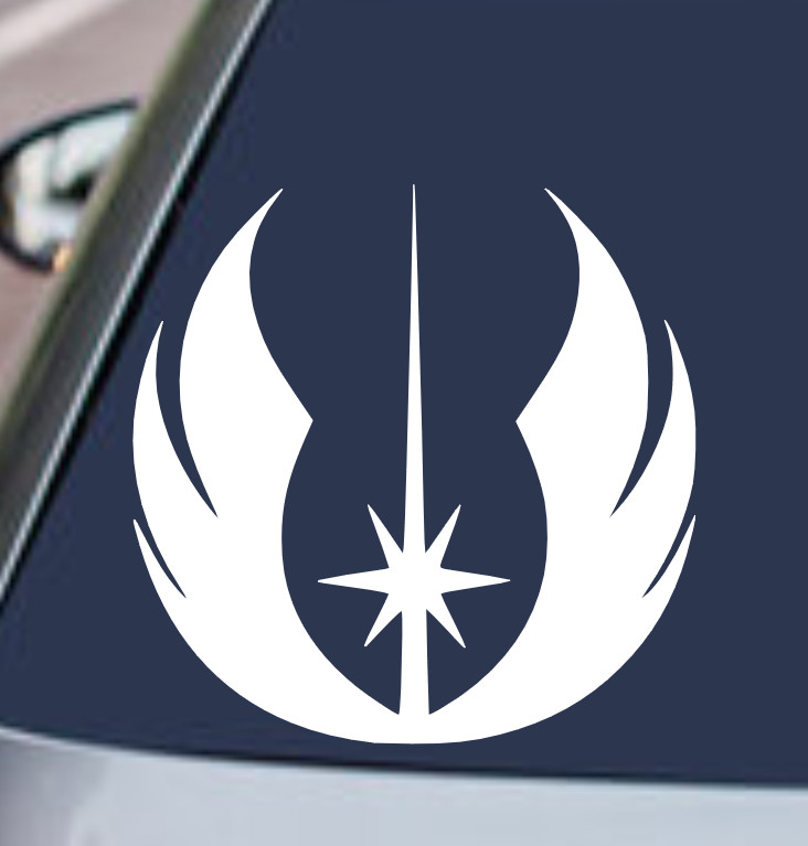 STAR WARS JEDI ORDER VINYL DECAL STICKER CAR REAR WINDOW BUMPER LOGO SYMBOL JDM