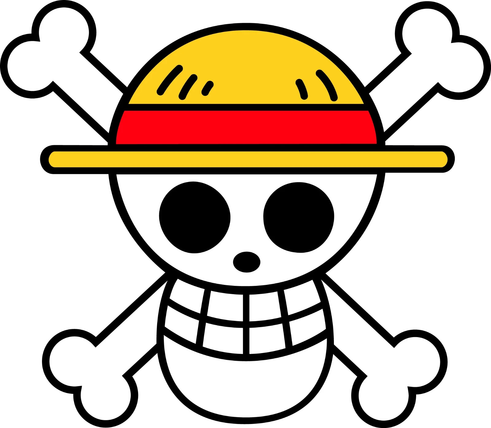 One Piece sticker weatherproof bumper vinyl decal